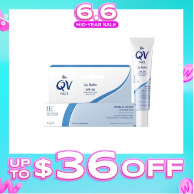 EGO QV - Face Lip Balm SPF30 (Soothe & Hydrates Dry or Cracked Lips) 15g