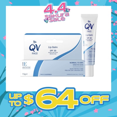 EGO QV - Face Lip Balm SPF30 (Soothe & Hydrates Dry or Cracked Lips) 15g