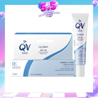 EGO QV - Face Lip Balm SPF30 (Soothe & Hydrates Dry or Cracked Lips) 15g