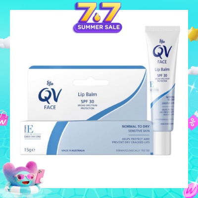 EGO QV - Face Lip Balm SPF30 (Soothe & Hydrates Dry or Cracked Lips) 15g