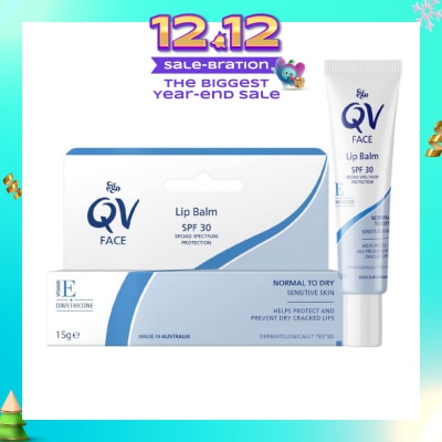 EGO QV Face Lip Balm SPF30 (Soothe & Hydrates Dry or Cracked Lips) 15g