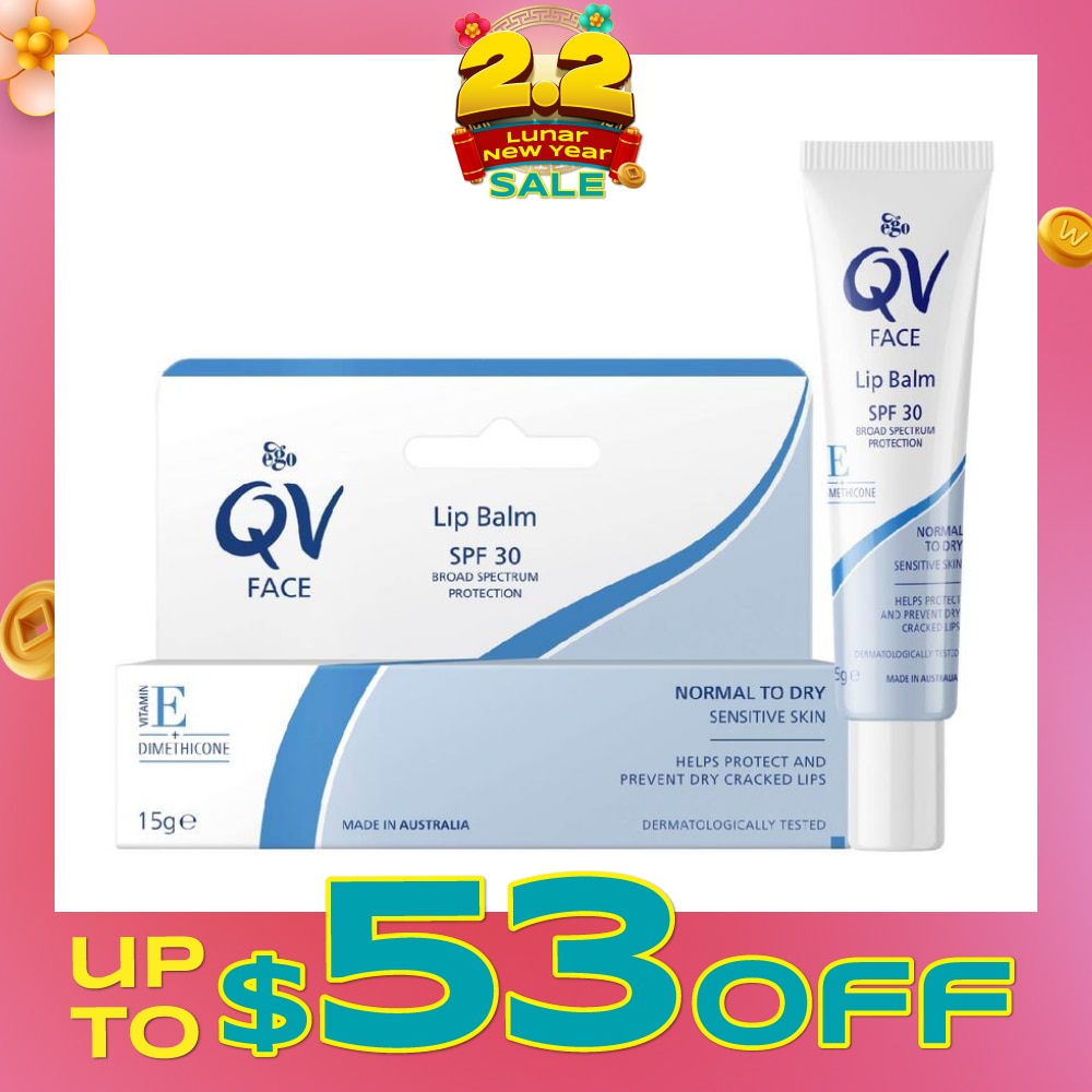 Face Lip Balm SPF30 (Soothe & Hydrates Dry or Cracked Lips) 15g