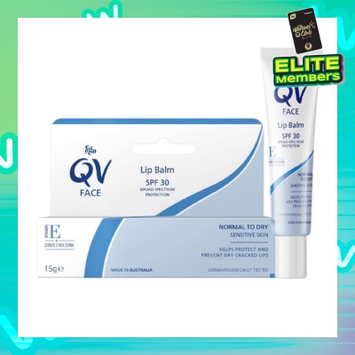 EGO QV Face Lip Balm SPF30 (Soothe & Hydrates Dry or Cracked Lips) 15g