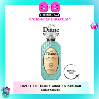 MOIST DIANE - Perfect Beauty Extra Fresh & Hydrate Shampoo (Now Available In Travel Size) 50ml