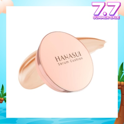 HANASUI Serum Cushion (01 Light) Moisturising, Light Texture And Perfect Coverage 15g