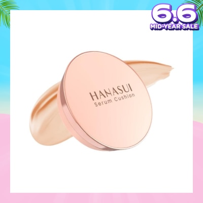 HANASUI Serum Cushion (01 Light) Moisturising, Light Texture And Perfect Coverage 15g