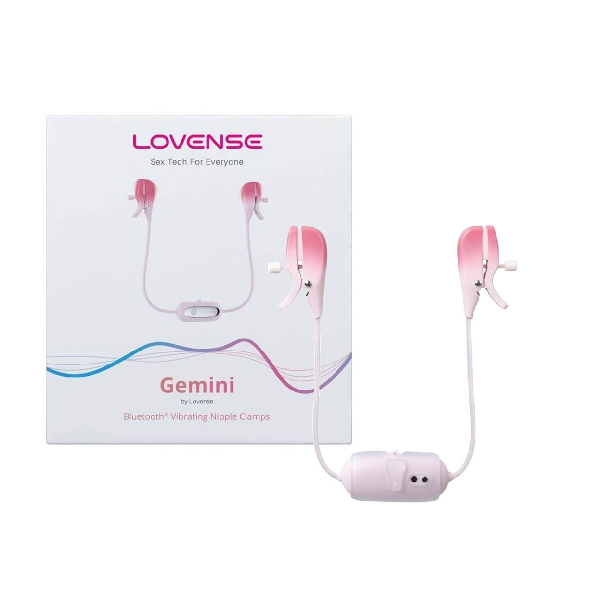 Gemini App Controlled Vibrating Nipple Clamps 1s