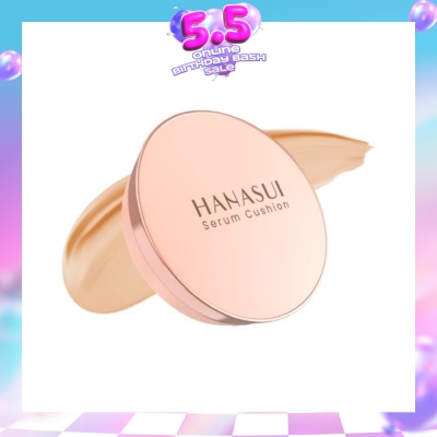 HANASUI - Serum Cushion (02 Natural) Moisturising, Light Texture And Perfect Coverage 15g