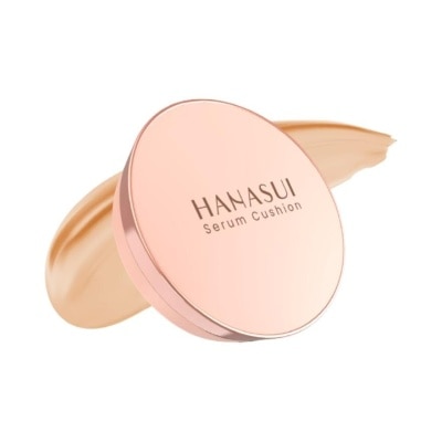 HANASUI Serum Cushion (02 Natural) Moisturising, Light Texture And Perfect Coverage 15g