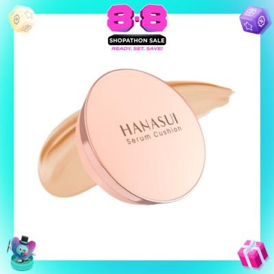 HANASUI - Serum Cushion (02 Natural) Moisturising, Light Texture And Perfect Coverage 15g