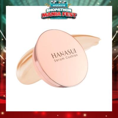 HANASUI - Serum Cushion (07 Light Ivory) Moisturising, Light Texture And Perfect Coverage 15g