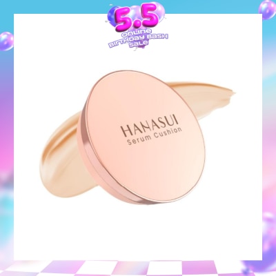 HANASUI - Serum Cushion (07 Light Ivory) Moisturising, Light Texture And Perfect Coverage 15g