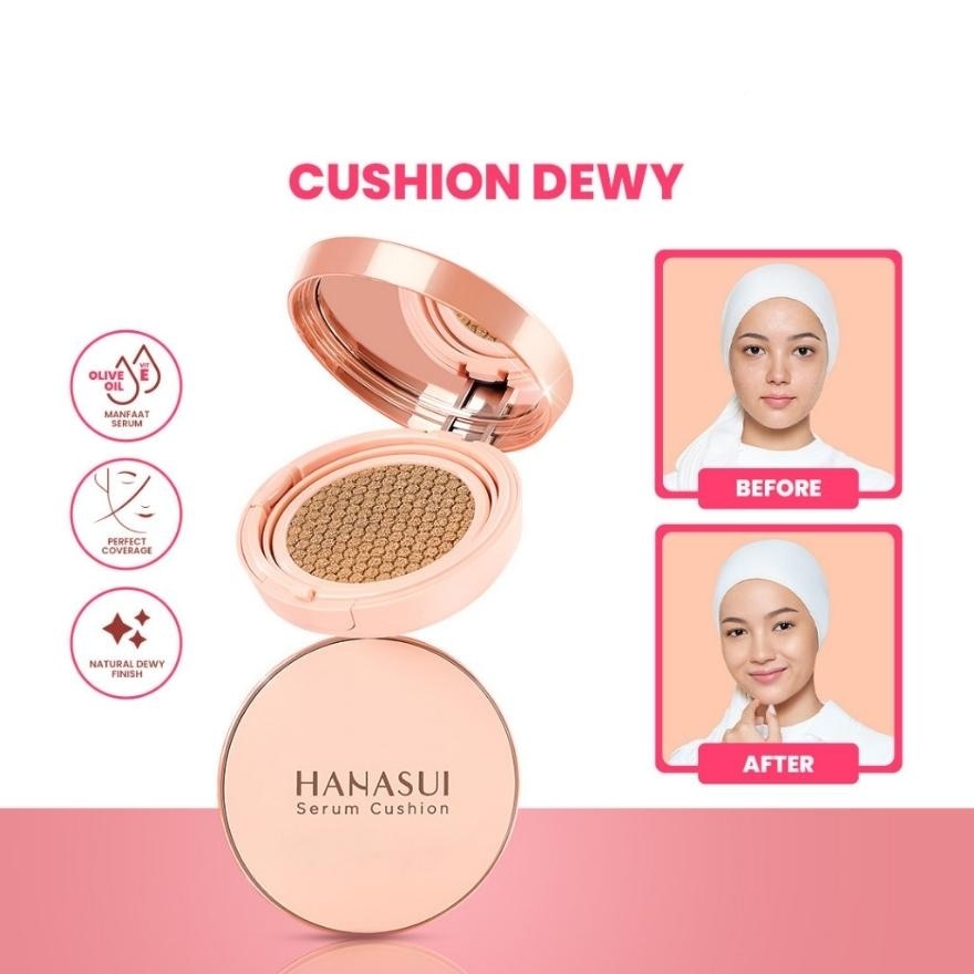 Serum Cushion (07 Light Ivory) Moisturising, Light Texture And Perfect Coverage 15g