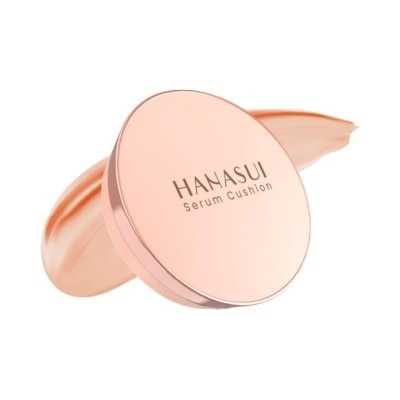 HANASUI Serum Cushion (08 Cream Beige) Moisturising, Light Texture And Perfect Coverage 15g