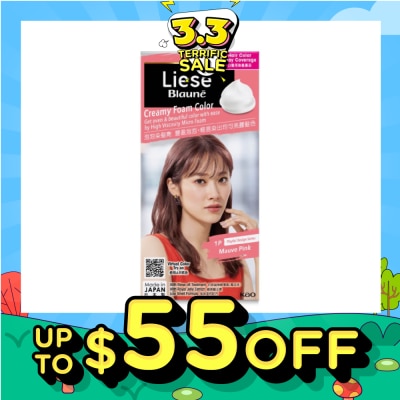 LIESE Blaune Creamy Foam Color Mauve Pink (Easy Foam Format And Even Gray Hair Coverage With A Non Drip Foam Formula) 108ml&nbsp;(Expiry: Aug`2026)