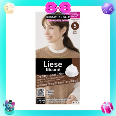 LIESE - Blauné Creamy Foam Color #5 Chic Brown 108ml