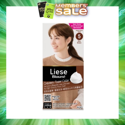 LIESE - Blauné Creamy Foam Color #5 Chic Brown 108ml