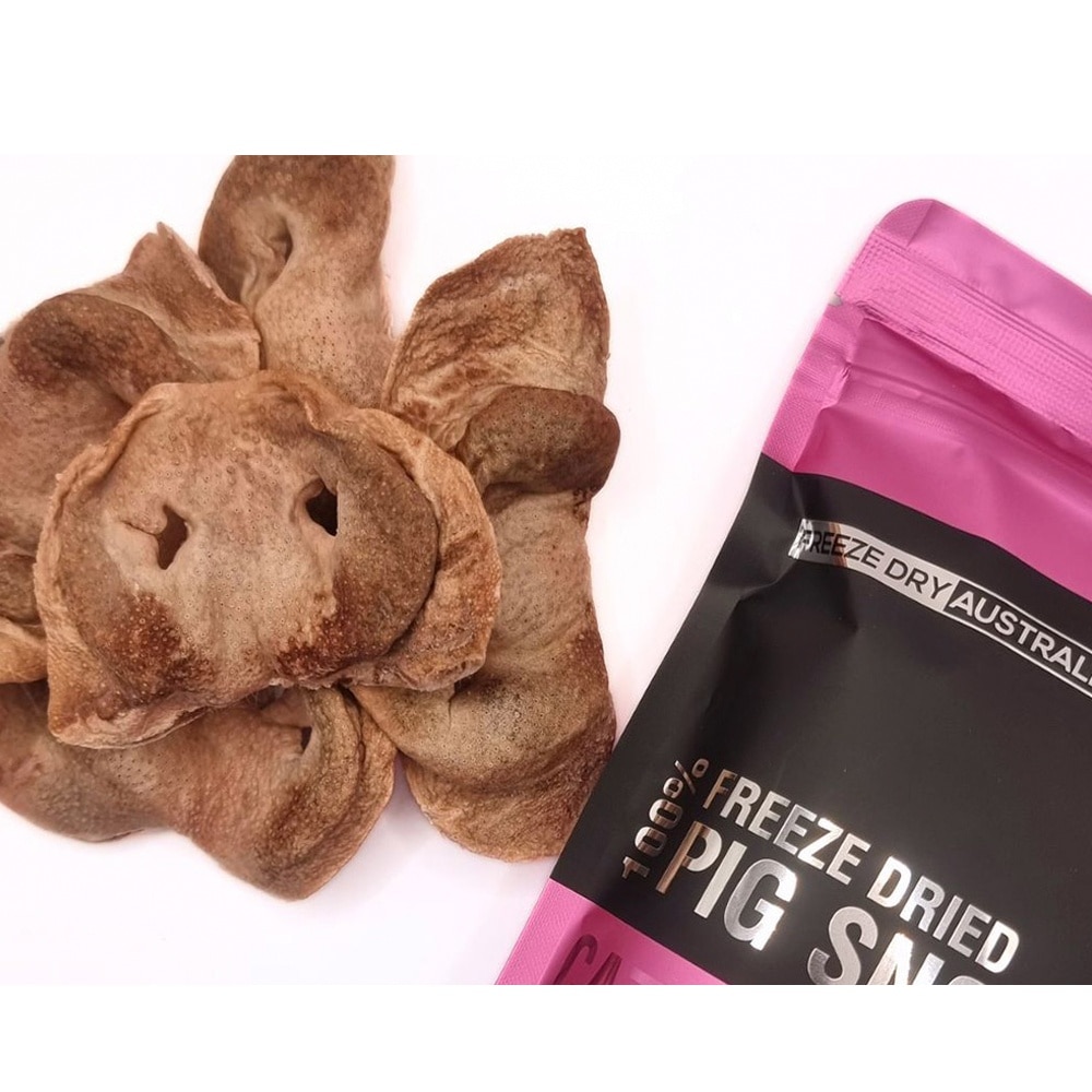 Freeze Dried Pig Snouts Cat and Dog Treats 100g