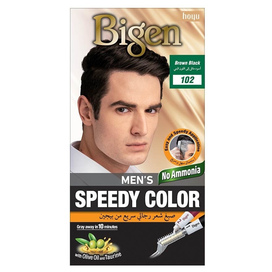 Speedy Color 102 Brown Black (Covers Gray Naturally Without Ammonia) 167g