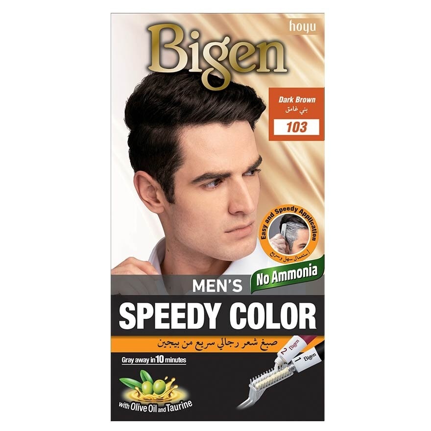 Speedy Color 103 Dark Brown (Covers Gray Naturally Without Ammonia) 167g