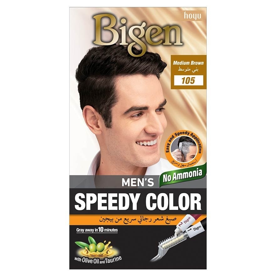 Speedy Color 105 Medium Brown (Covers Gray Naturally Without Ammonia) 167g