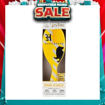 WET BRUSH - Harry Potter (House Of Hufflepuff), Effortless And Pain Free Detangling Prevents Damaging Or Breaking The Hair 1s