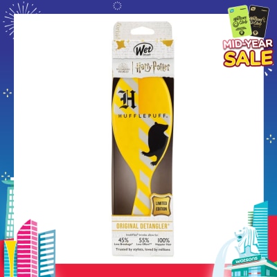 WET BRUSH Harry Potter (House Of Hufflepuff), Effortless And Pain Free Detangling Prevents Damaging Or Breaking The Hair 1s