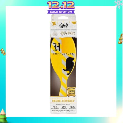 WET BRUSH Harry Potter (House Of Hufflepuff), Effortless And Pain Free Detangling Prevents Damaging Or Breaking The Hair 1s