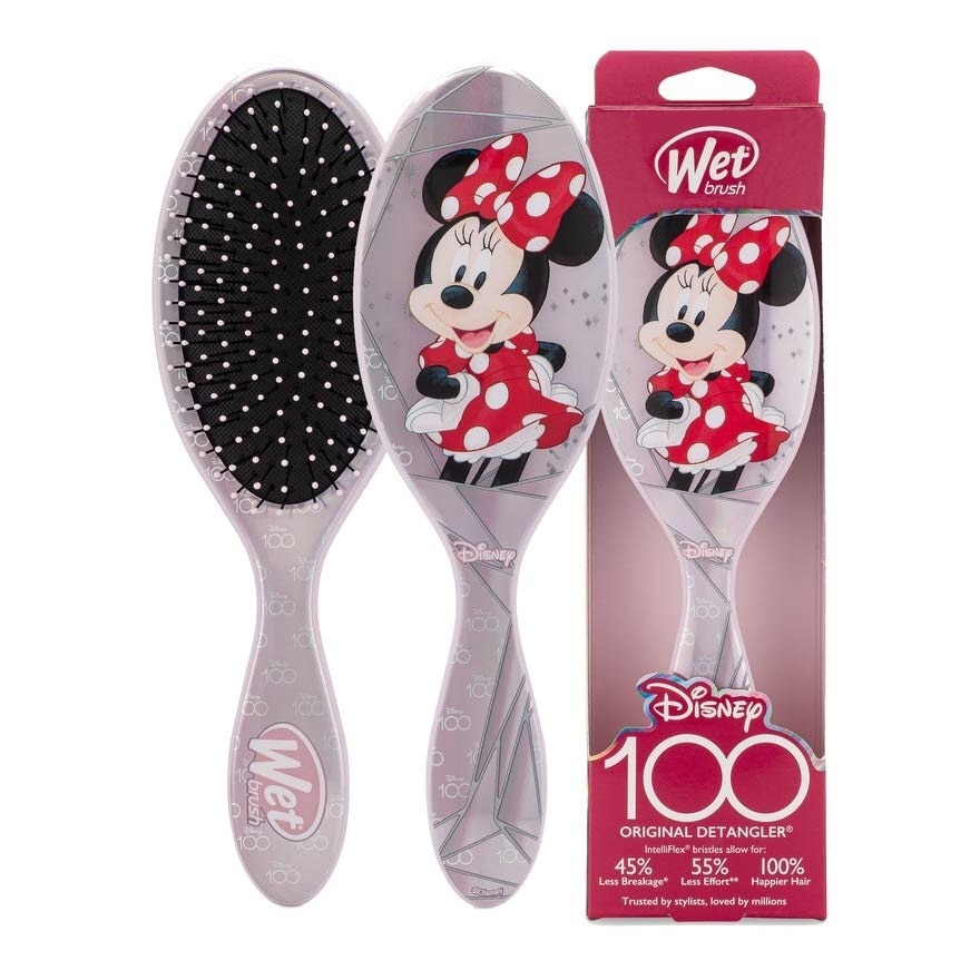 Disney 100 (Minnie Mouse), Effortless And Pain Free Detangling Prevents Damaging Or Breaking The Hair 1s