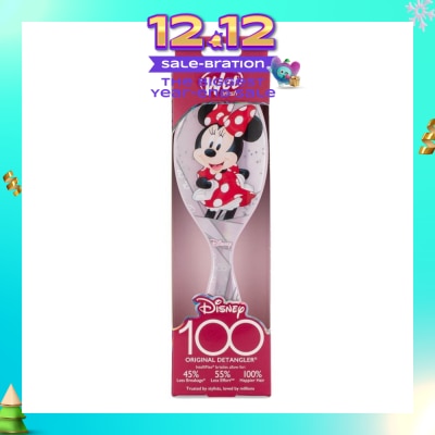 WET BRUSH Disney 100 (Minnie Mouse), Effortless And Pain Free Detangling Prevents Damaging Or Breaking The Hair 1s