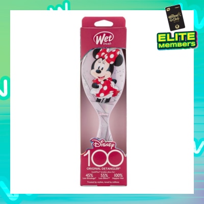 WET BRUSH Disney 100 (Minnie Mouse), Effortless And Pain Free Detangling Prevents Damaging Or Breaking The Hair 1s