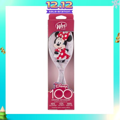 WET BRUSH Disney 100 (Minnie Mouse), Effortless And Pain Free Detangling Prevents Damaging Or Breaking The Hair 1s