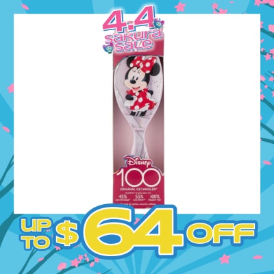 WET BRUSH - Disney 100 (Minnie Mouse), Effortless And Pain Free Detangling Prevents Damaging Or Breaking The Hair 1s