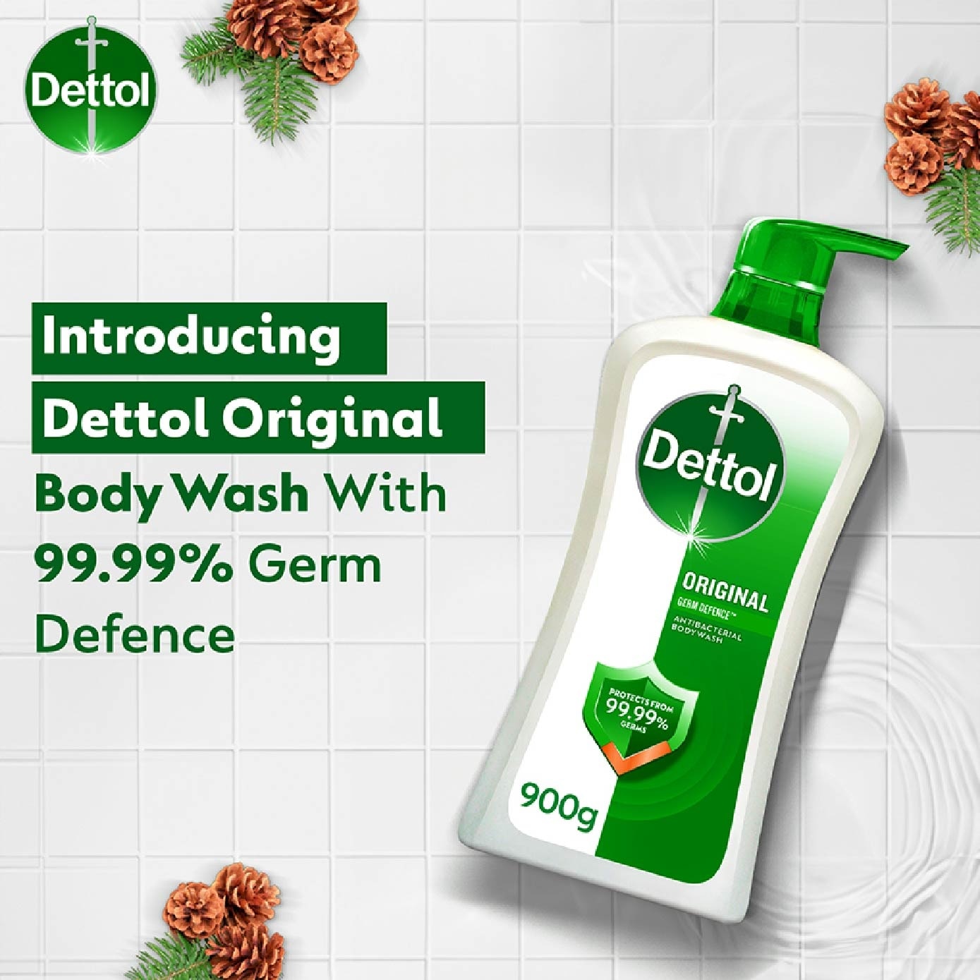 Anti-Bacterial Body Wash Original 950ml