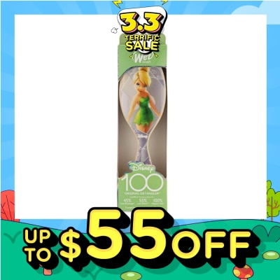 WET BRUSH Disney 100 (Tinkerbell), Effortless And Pain Free Detangling Prevents Damaging Or Breaking The Hair 1s