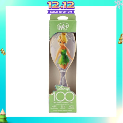 WET BRUSH Disney 100 (Tinkerbell), Effortless And Pain Free Detangling Prevents Damaging Or Breaking The Hair 1s