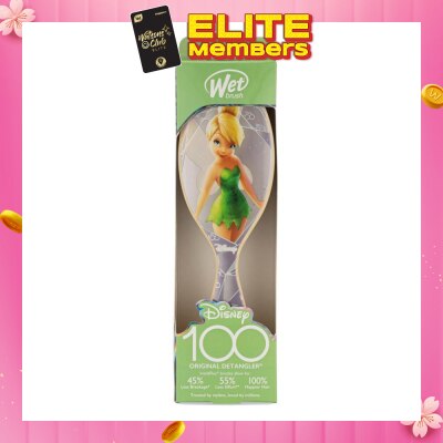 WET BRUSH Disney 100 (Tinkerbell), Effortless And Pain Free Detangling Prevents Damaging Or Breaking The Hair 1s