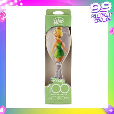 WET BRUSH Disney 100 (Tinkerbell), Effortless And Pain Free Detangling Prevents Damaging Or Breaking The Hair 1s