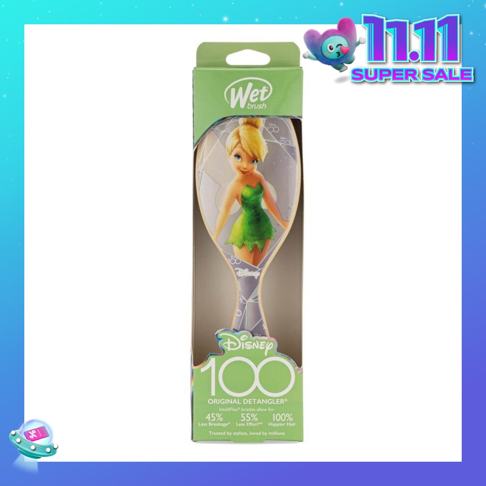 Disney 100 (Tinkerbell), Effortless And Pain Free Detangling Prevents Damaging Or Breaking The Hair 1s
