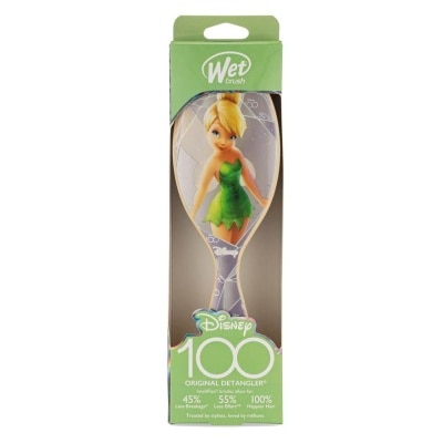 WET BRUSH Disney 100 (Tinkerbell), Effortless And Pain Free Detangling Prevents Damaging Or Breaking The Hair 1s