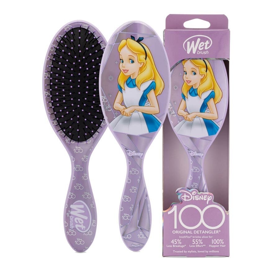 Disney 100 (Alice In Wonderland), Effortless And Pain Free Detangling Prevents Damaging Or Breaking The Hair 1s