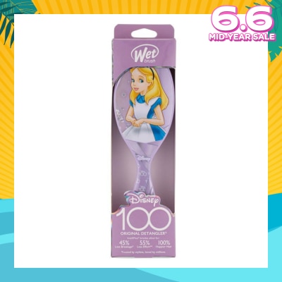 WET BRUSH Disney 100 (Alice In Wonderland), Effortless And Pain Free Detangling Prevents Damaging Or Breaking The Hair 1s