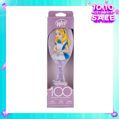 WET BRUSH Disney 100 (Alice In Wonderland), Effortless And Pain Free Detangling Prevents Damaging Or Breaking The Hair 1s