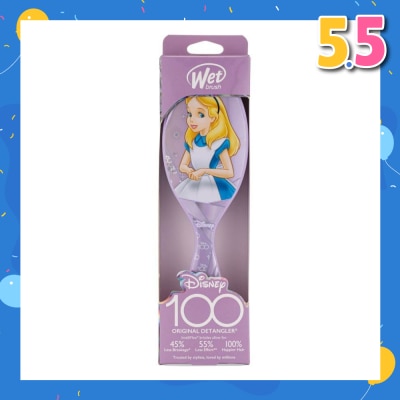 WET BRUSH Disney 100 (Alice In Wonderland), Effortless And Pain Free Detangling Prevents Damaging Or Breaking The Hair 1s