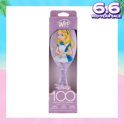 WET BRUSH Disney 100 (Alice In Wonderland), Effortless And Pain Free Detangling Prevents Damaging Or Breaking The Hair 1s