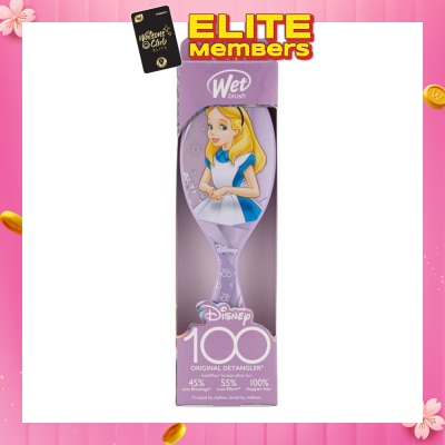 WET BRUSH Disney 100 (Alice In Wonderland), Effortless And Pain Free Detangling Prevents Damaging Or Breaking The Hair 1s