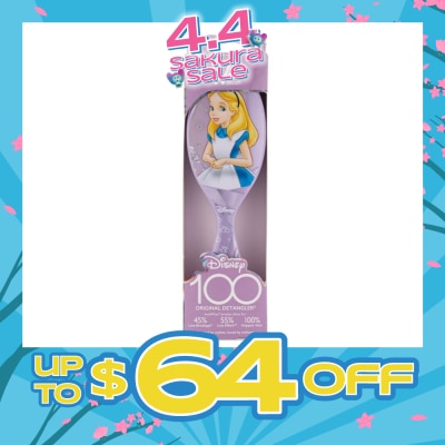 WET BRUSH - Disney 100 (Alice In Wonderland), Effortless And Pain Free Detangling Prevents Damaging Or Breaking The Hair 1s
