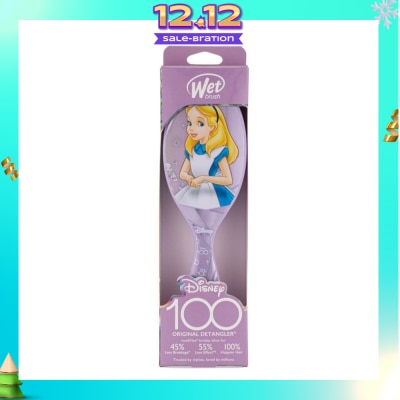 WET BRUSH Disney 100 (Alice In Wonderland), Effortless And Pain Free Detangling Prevents Damaging Or Breaking The Hair 1s