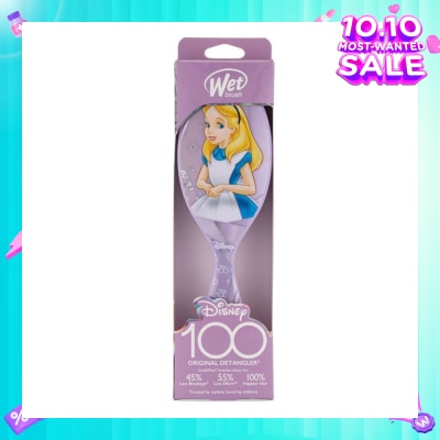 WET BRUSH Disney 100 (Alice In Wonderland), Effortless And Pain Free Detangling Prevents Damaging Or Breaking The Hair 1s