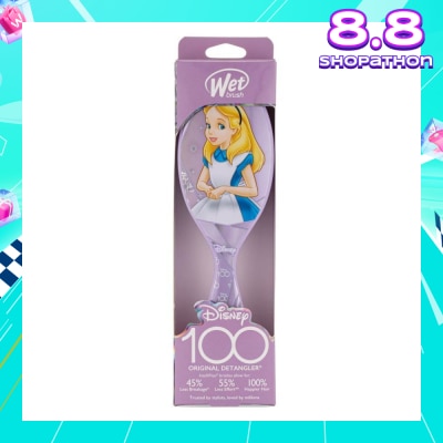 WET BRUSH Disney 100 (Alice In Wonderland), Effortless And Pain Free Detangling Prevents Damaging Or Breaking The Hair 1s